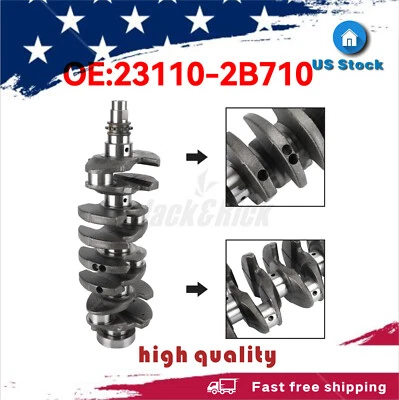 Коленвал в сборе для Hyundai Veloster 2011-2014 1,6 л ссылка: 23110-2B710-НОВЫЙ - Изображение 1 из 4