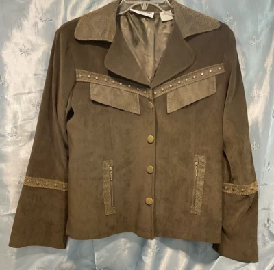 Traje Falda Mujer STUDIO G Talla L Blazer Marrón Foto 1 de 4