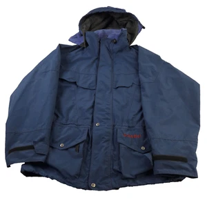 Chaqueta Schoffel Para Hombres 48 Azul Marino Gore-Tex Impermeable Caminar Senderismo Aire Libre Abrigo - Imagen 1 de 13