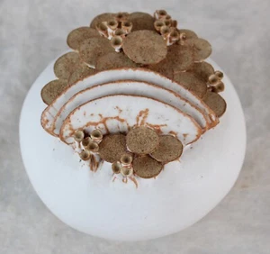 De colección WARREN HULLOW Hickory Grove Arte Escultural Cerámica MCM Hongos Hongos - Imagen 1 de 15