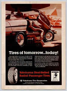 Vintage 1977 Yokohama Tires, Tires Of Tomorrow...Today! Print Ad - Picture 1 of 1