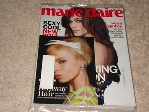 KEIRA KNIGHTLEY March 2013 MARIE CLAIRE MAGAZINE NEW * SEALED - Picture 1 of 1