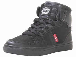 Levis Little Boy's BB-HI-Mono Sneakers High Top Shoes Black Mono Chrome - Picture 1 of 56