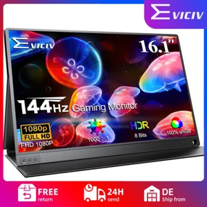 16,1 Zoll 144Hz Tragbare Monitor HDMI Typ C VESA Bildschirm Für SAMSUNG DEX Used - Afbeelding 1 van 21