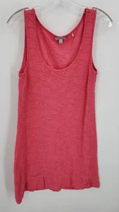 Toad and Co Dress Womens Medium Dark Pink Textured Knit Sleeveless Sheath Casual - Picture 1 of 7
