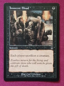 Magic The Gathering ODYSSEY INNOCENT BLOOD black card MTG - Picture 1 of 2