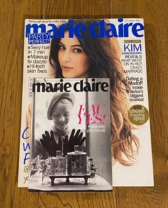 Marie Claire Magazin Dezember 2011 exklusiv KIM KARDASHIAN - Bild 1 von 3