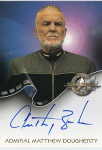 Star Trek Cinema 2000 Auto Autograph A16 Anthony Zerbe as Admiral Dougherty - Picture 1 of 1