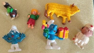 Maulwurf, Doktor, Grimassenschlumpf, Ferro-Mädchenfigur, Kuh, Geschenkschlumpf  - Bild 1 von 4