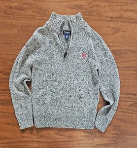 Chaps Boys Quarter Zip Sweater - M (10-12) - Picture 1 of 3