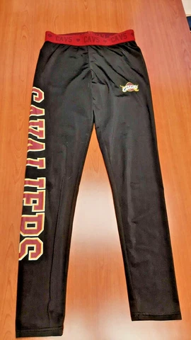NBA For Her Women's  Cleveland Cavaliers Black Warm Up Pants - Small Cover