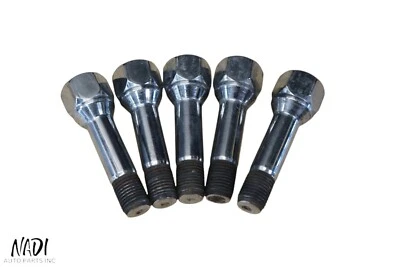 2009 - 2014 FERRARI CALIFORNIA CHROME WHEEL RIM LUG BOLT SET OF 5 OEM - Image 1 of 3