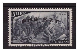 TRIESTE A - 1948 RISORGIMENTO 15 LIRE NUOV0 ** MNH - Imagen 1 de 1