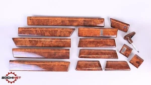 BMW E32 740il 750il 730i Interior Wood Trim Door Dash Trim Set OEM - Picture 1 of 12