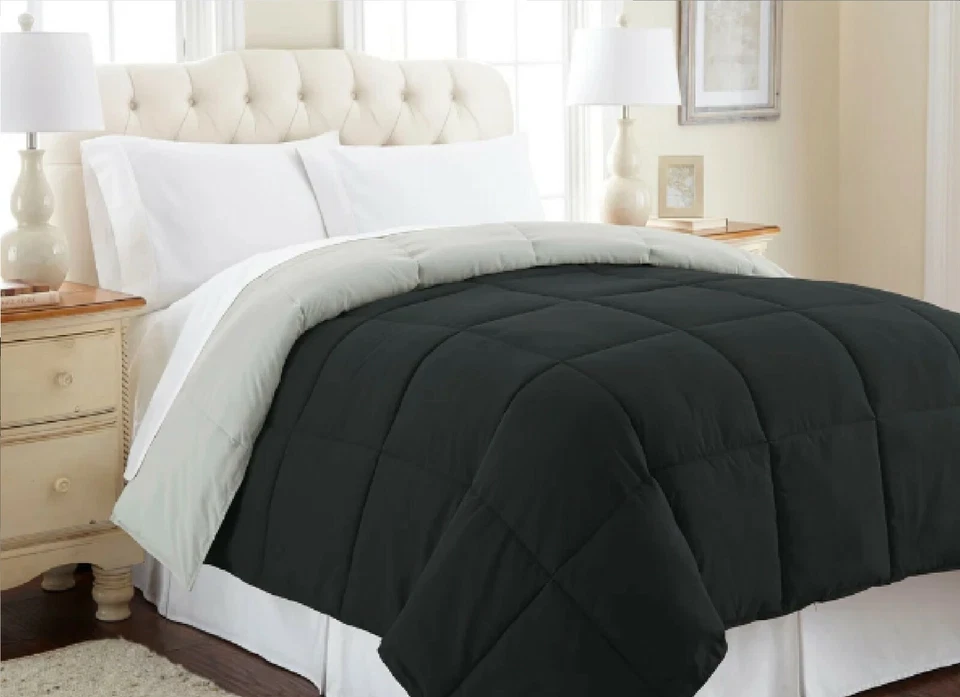 Edredón alternativo ultra suave para todas las estaciones edredón reversible varios tamaños Foto 1 de 1