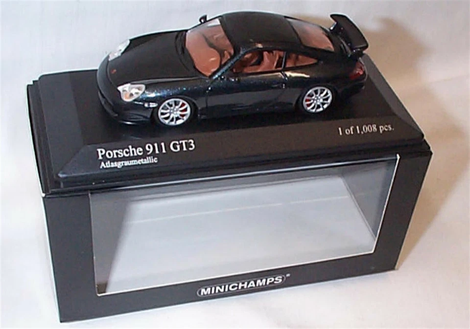 Porsche 911 GT3 2003 gris oscuro metálico nuevo en caja edición limitada 1-43 Foto 1 de 1