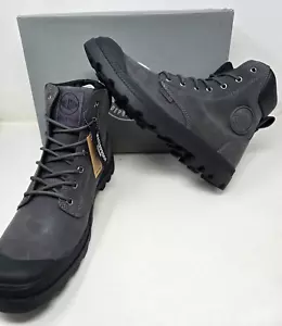 Palladium PAMPA CUFF WP LUX Mens 11.5 New with Tags Forged Iron Gray - Picture 1 of 13