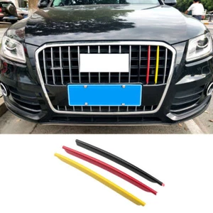 3P For Audi Q5 2013-2017 S.Steel Front Center Mesh Grille Grill Decor Strip Trim - Picture 1 of 3