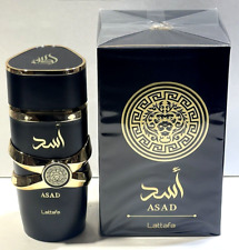 Lattafa Asad by Lattafa 3.4 Oz (100 ml) EDP Eau De Parfum Spray Unisex New