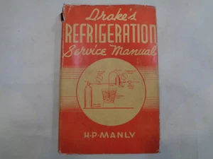 Drake’s Refrigeration Service Manual HBDJ 1944 Vintage Compressor Condenser - Imagen 1 de 10