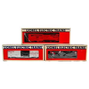 Lionel Rhino Transport Reefer Box 1:48 O Scale Model Train Freight Car 3P Lot - Picture 1 of 8