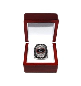 Georgia Bulldogs 2018 Rose Bowl Champions (Sony Michel) Championship Ring & Box - Picture 1 of 4
