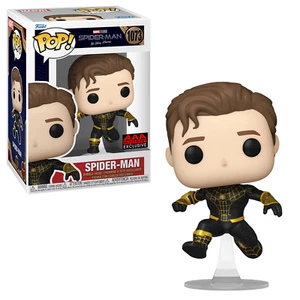 Funko POP! Marvel Spider-Man No Way Home Traje Negro Desenmascarado AAA Anime Exclusivo - Imagen 1 de 1