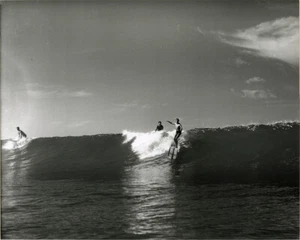 1941 Bob Johnson Foto der surfenden PV-Bucht, 8 x 10 Druck von Leroy Grannis - Bild 1 von 4