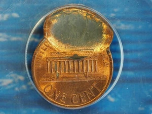 N/D, Lincoln Memorial Penny,Double Struck,BU, Luster,ANACS MS64 Red, Error - Picture 1 of 5