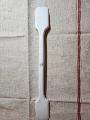 Espátula de doble extremo de porcelana de aluminio Frugier - esterivable en autoclave Foto 1 de 4