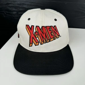 Cappello snapback vintage 1993 X-Men cartone animato testa di blocco ago americano bianco - Foto 1 di 13