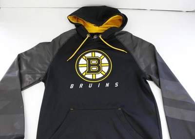 Sudadera con Capucha Majestic Boston Bruins Para Hombre Talla M Negra Dorada Base Térmica Foto 1 de 4