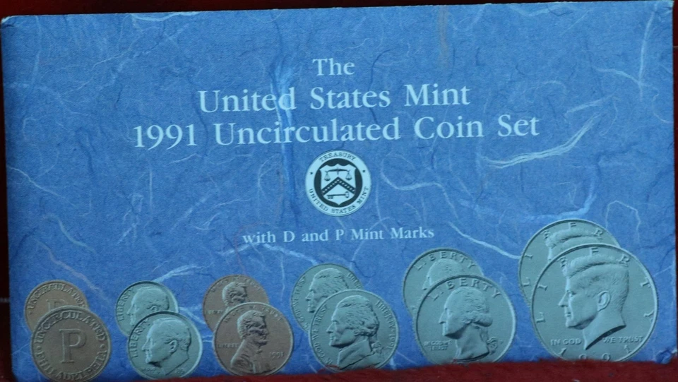 Uncirculated 1991 U.S. Mint Set P & D Mint - Image 1 of 1
