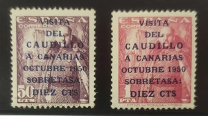 ESPAÑA. EDIFIL 1088/89 ** VISITA DEL CAUDILLO A CANARIAS. VALOR DE CATÁLOGO 180 - Picture 1 of 2