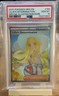 2025 Pokemon Lilie’s Determination Special Illustration Rare. PSA 10 - Image 1 of 2
