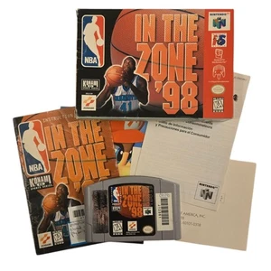 NBA Basketball In The Zone 98 Nintendo 64 Juego De Colección N64 Ex Alquiler - Imagen 1 de 14