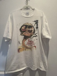 VINTAGE FEAR AND LOATHING IN LAS VEGAS SHIRT XL movie promo depp gonzo mask - Picture 1 of 3