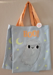 Bolsos de mano Target Bullseye 2024 2 de lona fantasma truco o trato golosinas/dulces NUEVO - Imagen 1 de 3