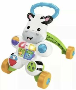 Fisher- Price Learn With Me Zebra Baby Walker Toddler New!!
