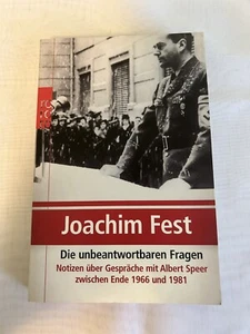 Joachim Fest, Die unbeantwortbaren Fragen, paperback - Imagen 1 de 10