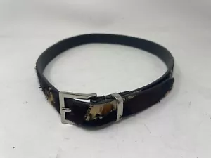 CINTURÓN de cuero con estampado animal de 1" de ancho 30" - Imagen 1 de 6