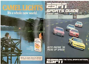 SPORTS BROCHURE (1985/08) ESPN SPORTS GUIDE (Camel Ad) - Picture 1 of 4