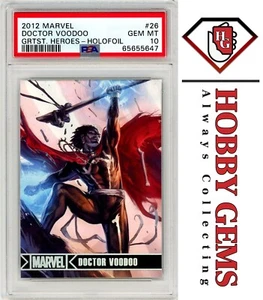 DOCTOR VOODOO PSA 10 Rittenhouse 2012 Marvel Greatest Heroes Holofoil #26 - Picture 1 of 2