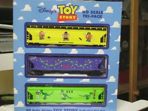 IHC HO SCALE DISNEY'S TOY STORY TRI-PACK TRAIN HOPPER SET - Picture 1 of 3