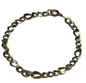 "Bracciale Oro 10k Firmato FCCO 5,5 Grammi 7"" - Foto 1 di 10