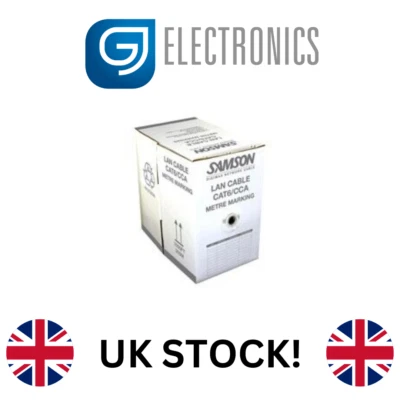 Samson - CAT6 UTP 4P 0.57mm CCA, 305m - Grey. LAN Cable. CAT6. Premium. - Image 1 of 3