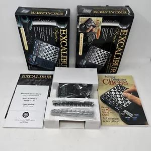 EXCALIBUR SQUIRE Portable Electronic Chess Game w/ Box, Manual Open Box COMPLETE - Picture 1 of 11