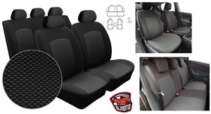 Fundas de asiento de tela a medida Toyota Avensis MK2 2003 2004 2005 2006 2007 2008 - Imagen 1 de 12