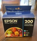 Epson 200 Color Ink Cartridges Cyan Yellow Magenta DATED 06/2024