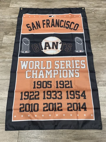 San Francisco Giants World Series Champions Flag 3x5 Feet 2021 Playoffs Posey Cover